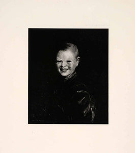 1921 Print Shave Head Robert Henri Portrait American Artist Teacher Boy XAH2