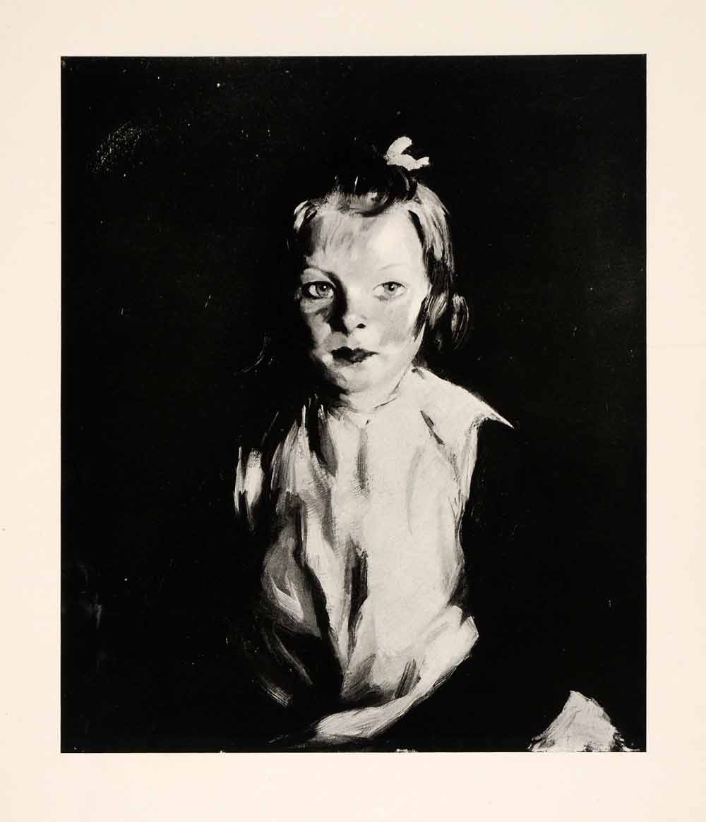 1921 Print Mary O'D. Portrait Robert Henri American Artist Teacher Painter XAH2