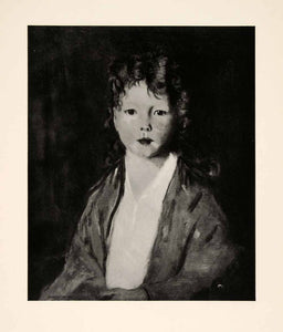 1921 Print Portrait Jean Robert Henri Teacher Artist American Painter Girl XAH2