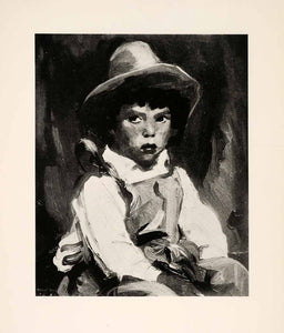 1921 Print Josee Portrait Robert Henri American Artist Painter Teacher XAH2