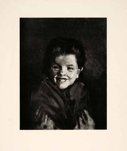 1921 Print Cinco Centimo Portrait Robert Henri American Artist Painter XAH2