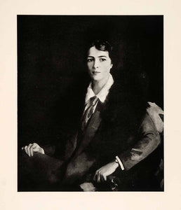 1921 Print Miss Mary Patterson Portrait Robert Henri Artist Painter Teacher XAH2