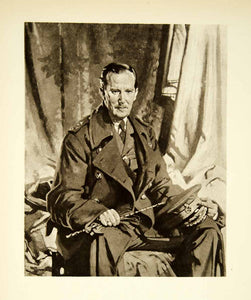 1921 Rotogravure William Orpen Art Portrait WWI General Sir John S Cowans XAHA8