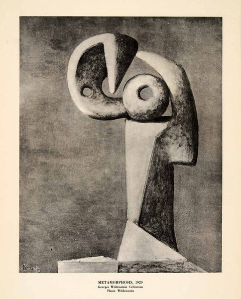 1940 Print Pablo Picasso Metamorphosis 1929 Contemporary Art