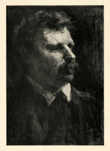 1899 Print Albert Neuhuys Portrait Portraiture Man Painting Dutch Joseph XAI9