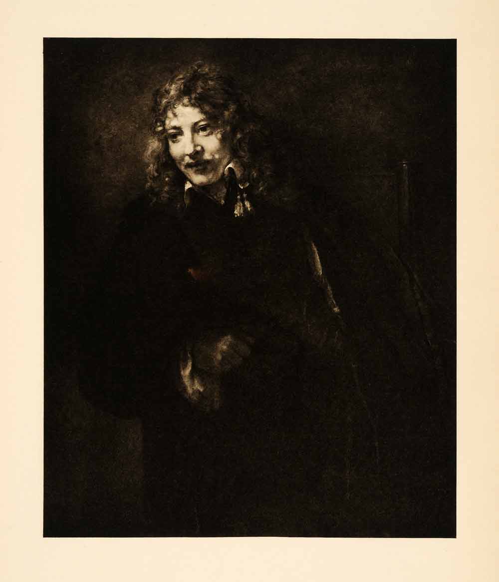 1907 Photogravure Portrait Nicolas Bruyningh Rembrandt Dutch Artist Baroque XAJ3