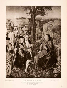 1939 Photogravure Miracle Saint Giles Wounded Doe Charles Martel Costume XAJ6