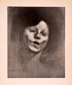 1946 Print Eugene Carriere Marguerite Carriere Portrait French Symbolist XAK1
