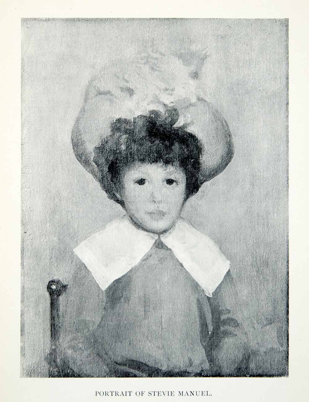 1904 Print James McNeill Whistler Stevie Manuel Child Boy Portrait Young XALA5