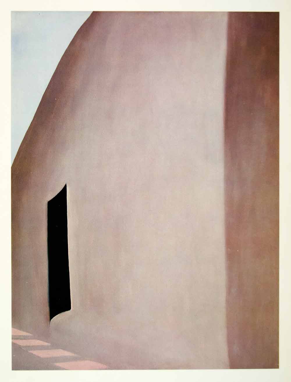 1976 Photolithograph Patio Black Door Architecture South West Georgia XALA6