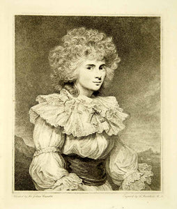 1894 Heliogravure Duchess of Devonshire Portrait Joshua Reynolds XAMA6