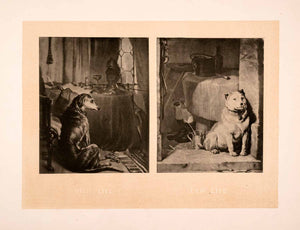 1876 Heliogravure Sir Edwin Henry Landseer Dog Art Social Class Domesticate XAP1