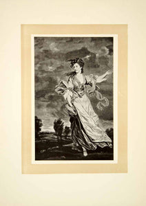 1910 Print Sir Joshua Reynolds Art Lady Jane Tollemache John Halliday XAPA6