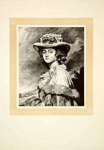1910 Print George Romney Art Mrs Davies Davenport Portrait Georgian Era XAPA6