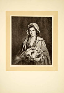 1910 Print John Hoppner Art Salad Girl Phoebe Wright Hoppner Portrait XAPA6