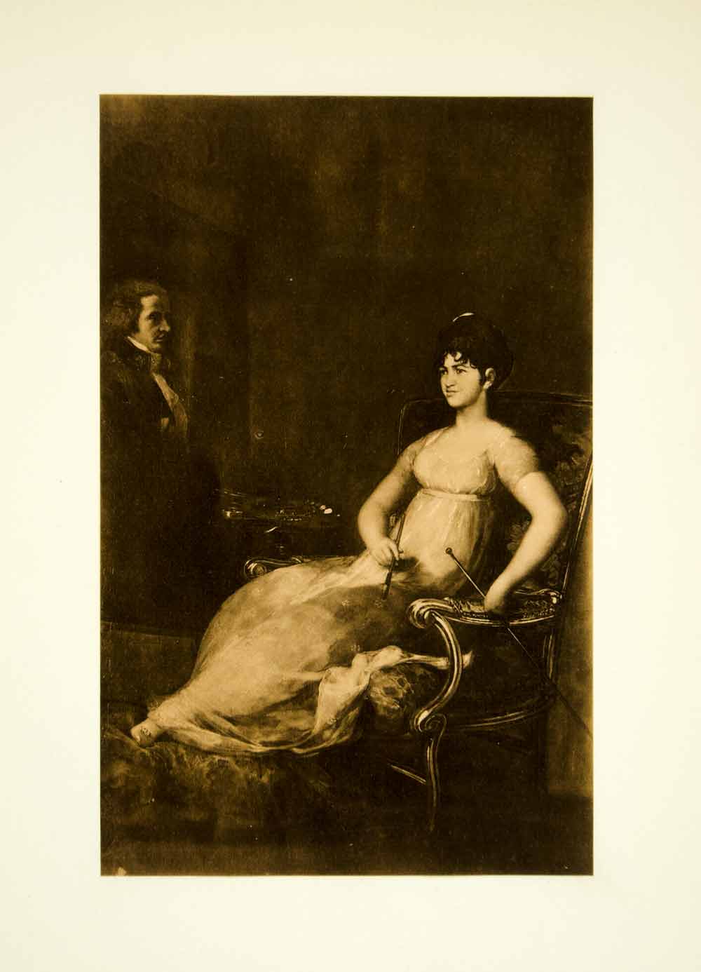 1922 Photogravure Francisco Goya Art Maria Tomasa Palafox Portrait XAPA8