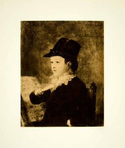 1922 Photogravure Francisco Goya Art Mariano Portrait Child Grandson XAPA8