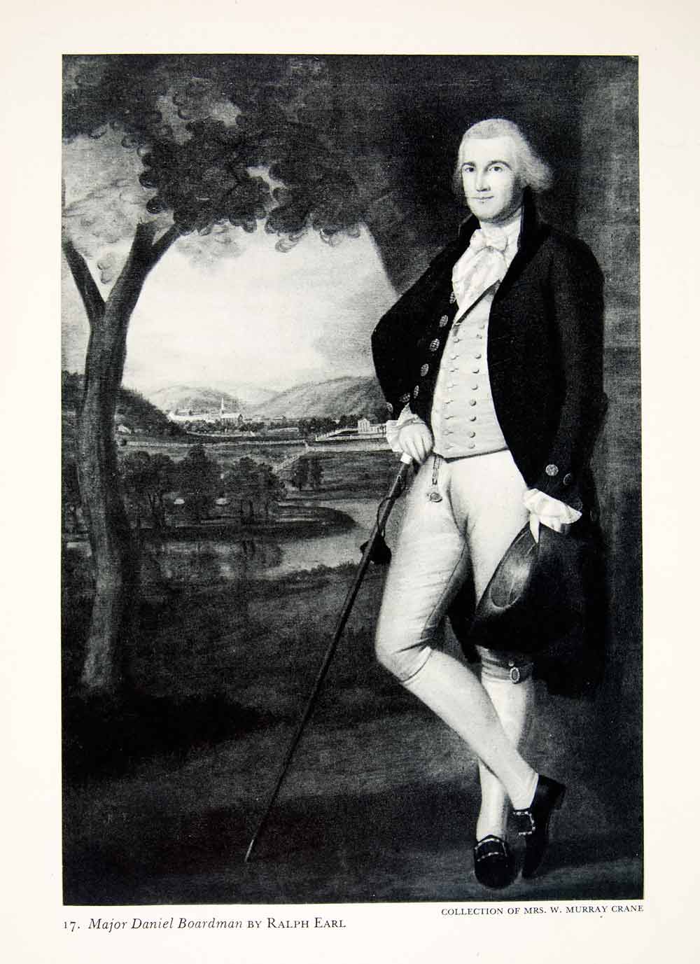 1943 Rotogravure Major Daniel Boardman Ralph Earl Mrs. W Murray Crane XAS2