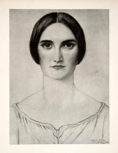 1927 Print Marvin Breckinridge Drawing Woman Albert Sterner Art Painter XAS4