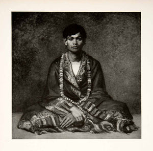 1927 Print East Indian Tempera Albert Sterner American Painter Lithographer XAS4