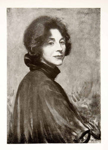 1927 Print Portrait Young Woman Albert Sterner American Painter XAS4