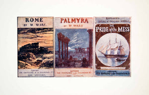 1906 Color Print Myles Birket Foster England Book Cover Palmyra Rome Pride XAT7