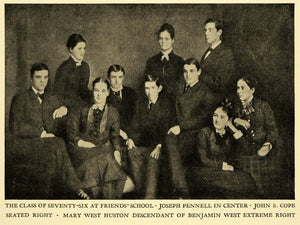 1925 Print Class Joseph Pennell School John Cope Mary West Philadelphia XDA8