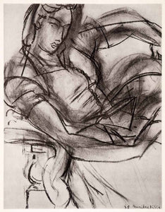 1969 Photolithograph Henri Matisse Woman in a Dressing Gown Charcoal S Period Paper Historic Art LLC 1969 Photolithograph Henri Matisse Woman in a Dressing Gown Charcoal S Period Paper Historic Art LLC
