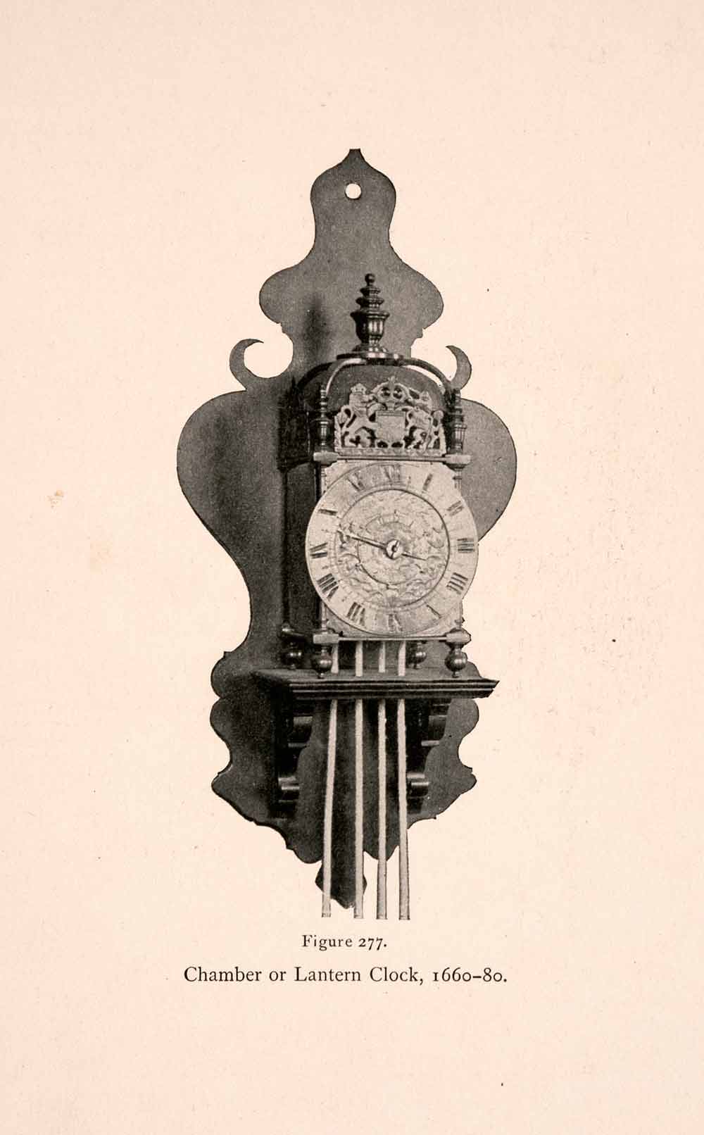 1901 Halftone Print Chamber Lantern Clock Home Decoration Household Chimes XDB8