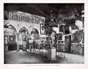 1925 Print Museum Santiago Rusinol Home Cau Ferrat Stiges Spain Interior XDC5