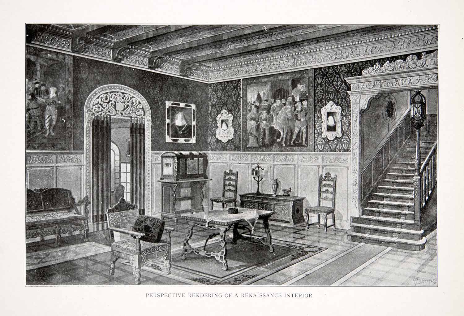 Spanish Renaissance Interiors