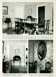 1950 Rotogravure Mackey-Wheatland House Colonial Salem Massachusetts XDG1