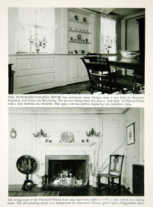 1950 Rotogravure Punchard-Daland House Furniture Salem Massachusetts XDG1
