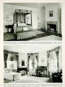 1950 Rotogravure Salem Massachusetts Bedroom Furniture Cabot-Endicott House XDG1