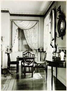1950 Rotogravure Pingree House Salem Massachusetts Parlor Furniture XDG1