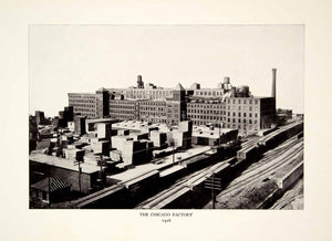 1926 Print Heywood Wakefield Factory Chicago Wicker Furniture Railroad XDG3