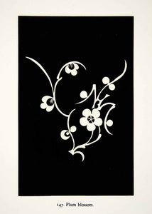 1949 Lithograph Plum Blossom Jiangsu Kiangsu Province China Chinese Art XDG5