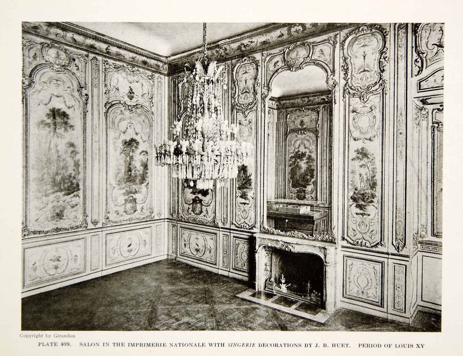 1926 Print Salon Imprimerie Nationale Singerir J B Huet Interior Design XDG6
