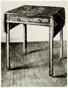 1953 Collotype Pembroke Drawer Backgammon Thomas Chippendale Sir Rowland XDI4