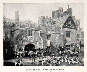 1928 Print Tudor House Compton Winyates Warwickshire England Architecture XEC7