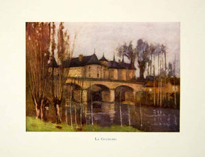 1906 Print A B Atkinson La Guerche France Bridge Indre-et-Loire French Art XEDA7