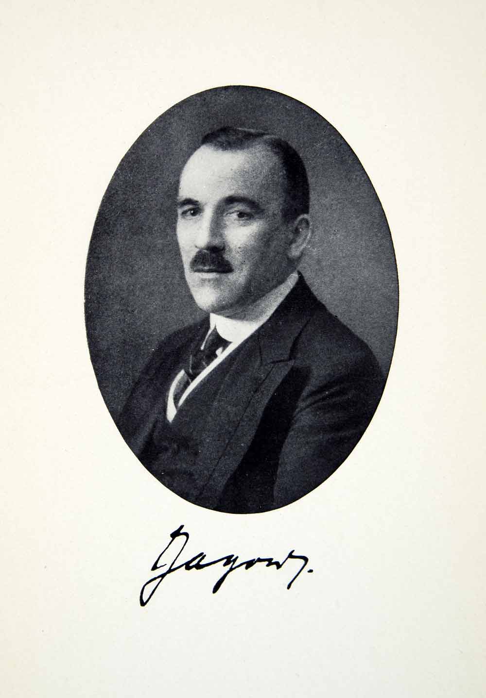 1914 Print Portrait Gottlieb Von Jagow German Diplomat Foreign Minister XEFA2