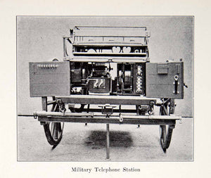 1914 Print Military Technology Telephone System German Innovation Wartime XEFA7