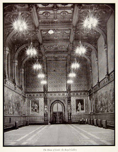 1946 Print Royal Gallery House Lords Palace Westminster United Kingdom XEFA8