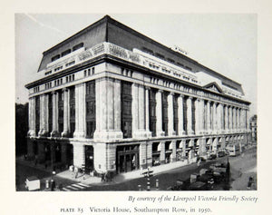 1951 Print Liverpool Victoria Friendly Society House Southampton Row XEGA2