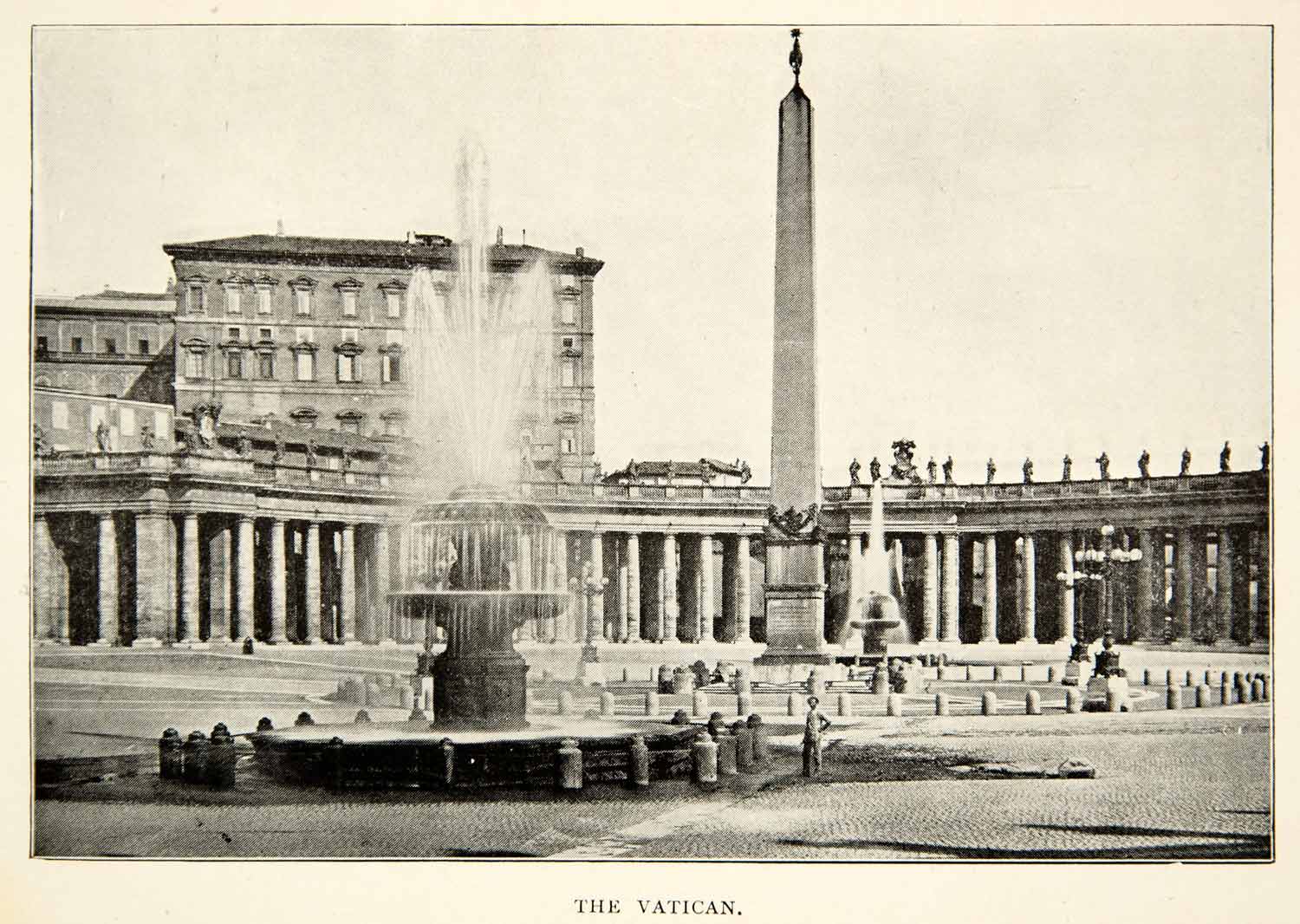 1900 Print Vatican City State Stato della Citta Vaticano Rome Italy XEIA2