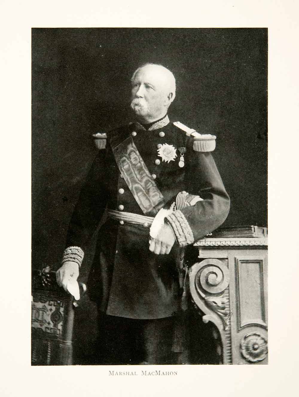 1912 Print Portrait Marshal MacMahon French Military General Politician XEK6