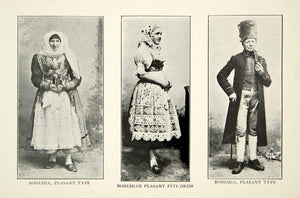 1907 Print Bohemian Costume Traditional Clothing Dress Eastern Europea Period Paper Historic Art LLC 1907 Print Bohemian Costume Traditional Clothing Dress Eastern Europea Period Paper Historic Art LLC