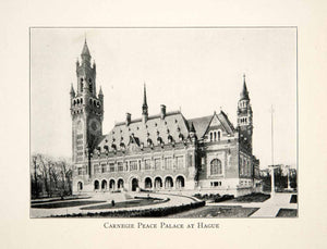 1926 Print Carnegie Peace Palace Hague Netherlands International Court XEL9