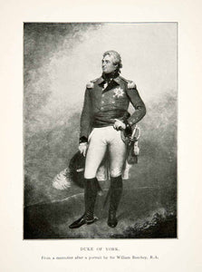 1899 Print Portrait Duke of York England Military Uniform William Beechey XEP2
